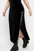 Chic Qipao Dress Black