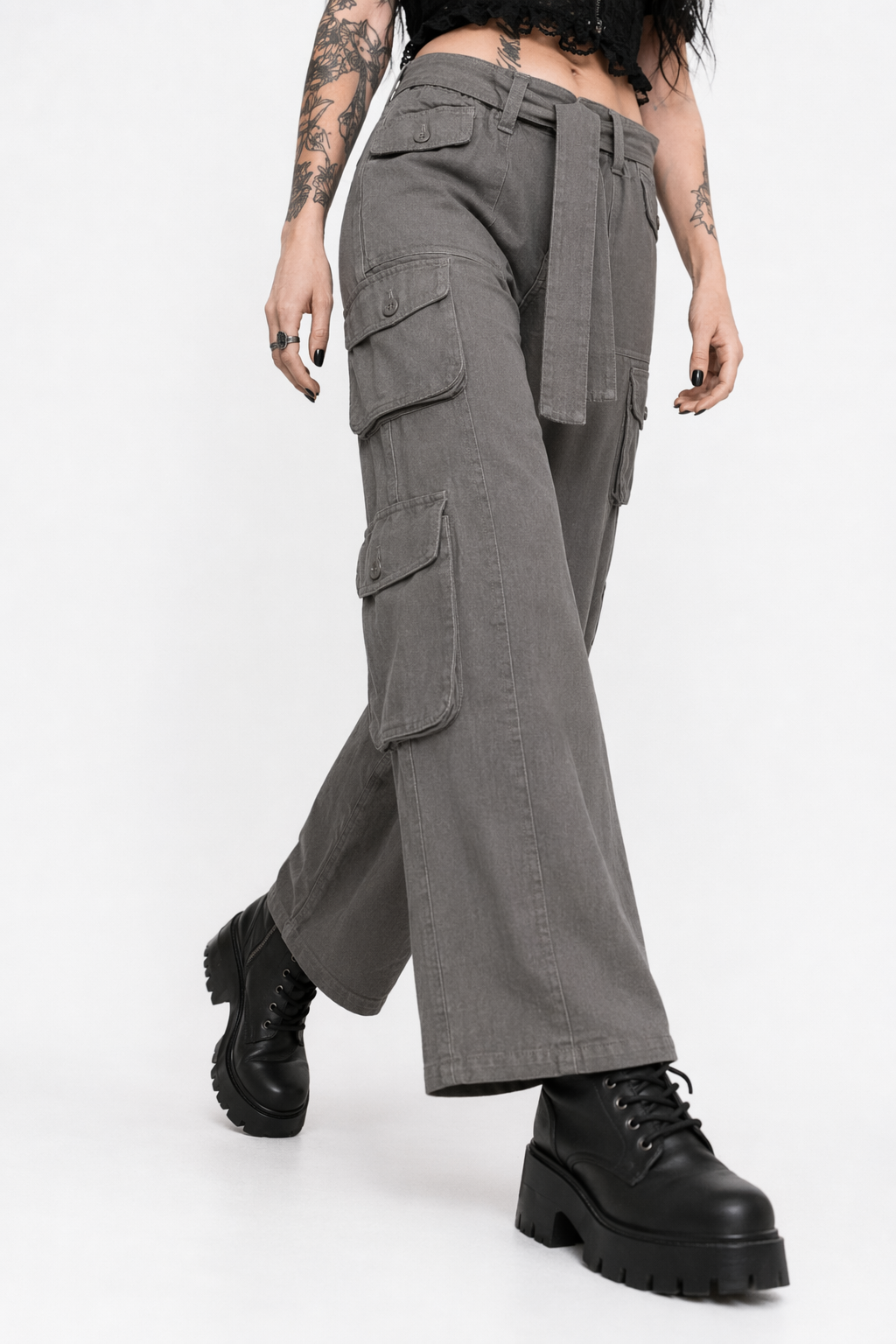 killer cargo pants' Grey