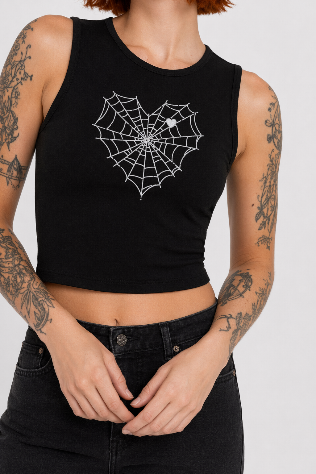 Spiderweb Blouse 3-Black