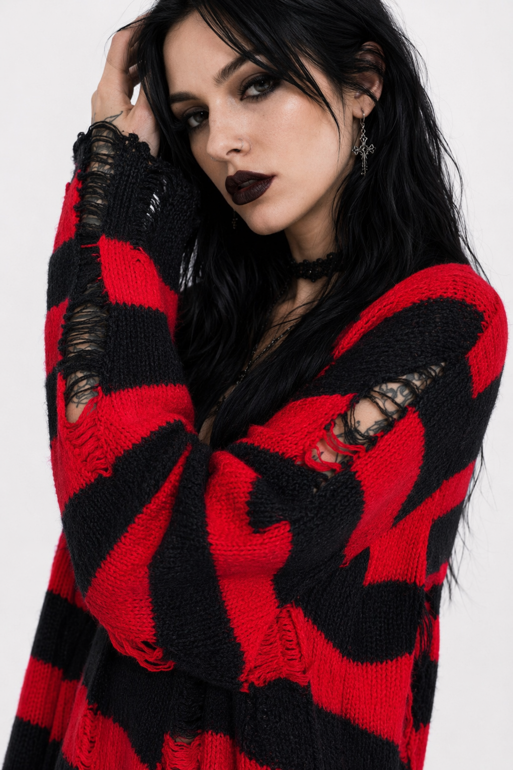 Fearful Flame Sweater XL