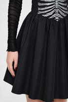 Grunge Black Skeleton Dress Default