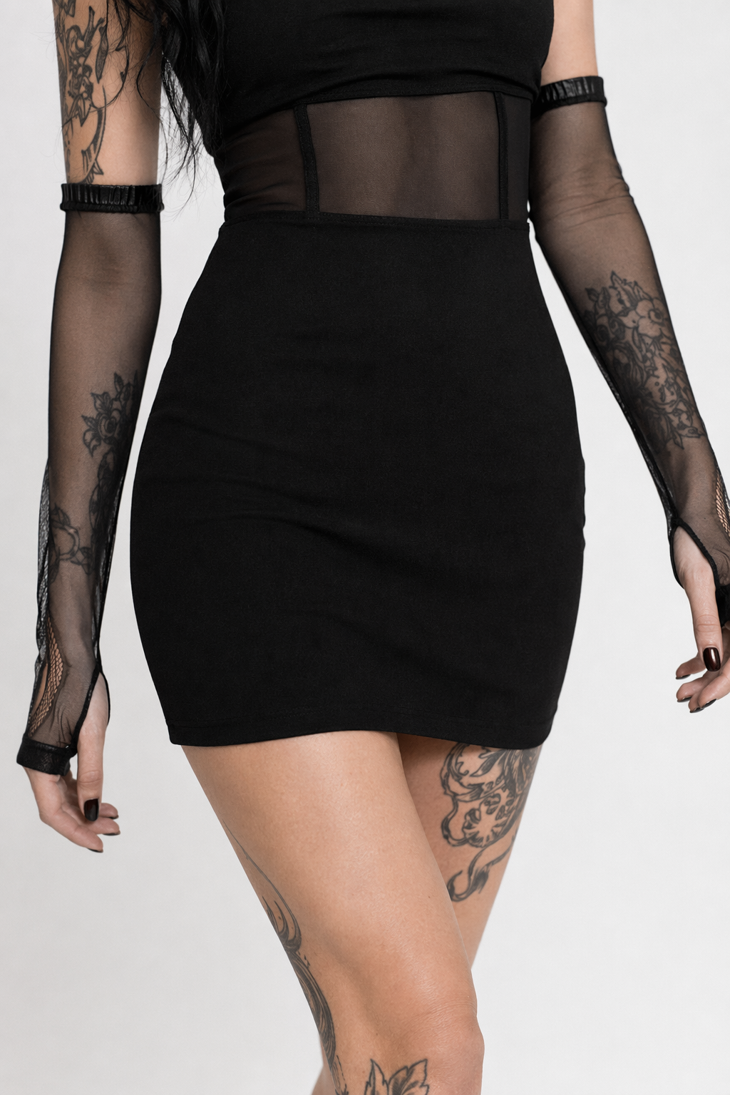 Black Alt Sleeveless Dress' Black