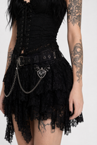 Gothic Winged Skull Brooch Default