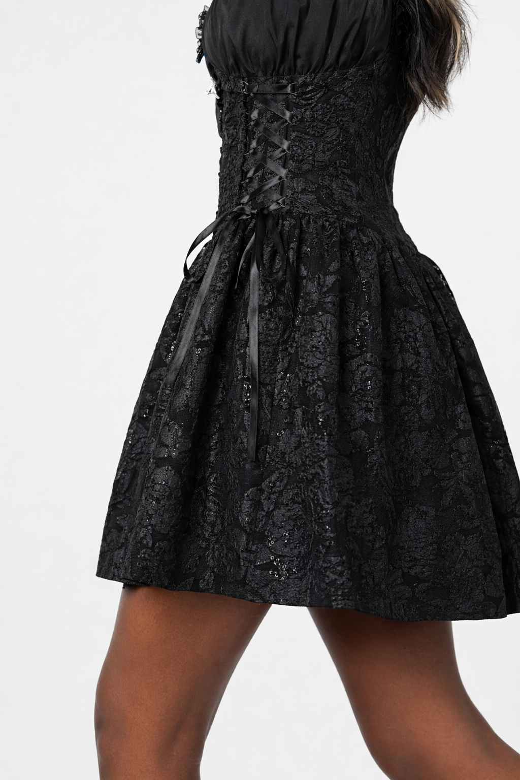 Goth Cross Lolita Dress Black