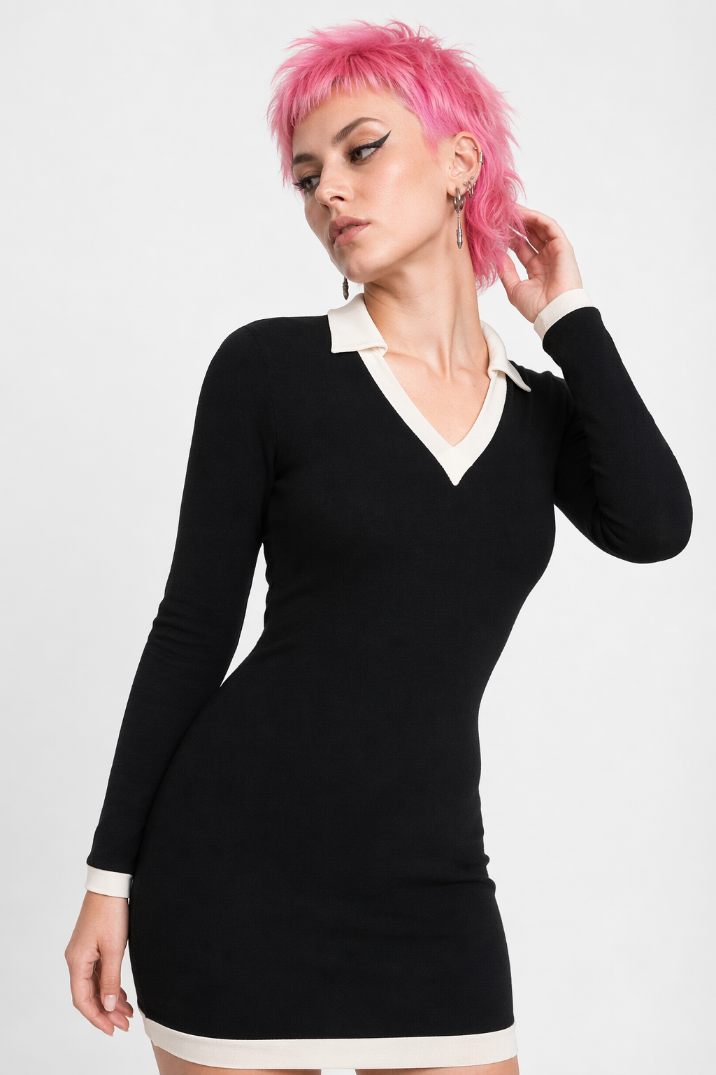 Black Long Sleeve Dress Black Dress