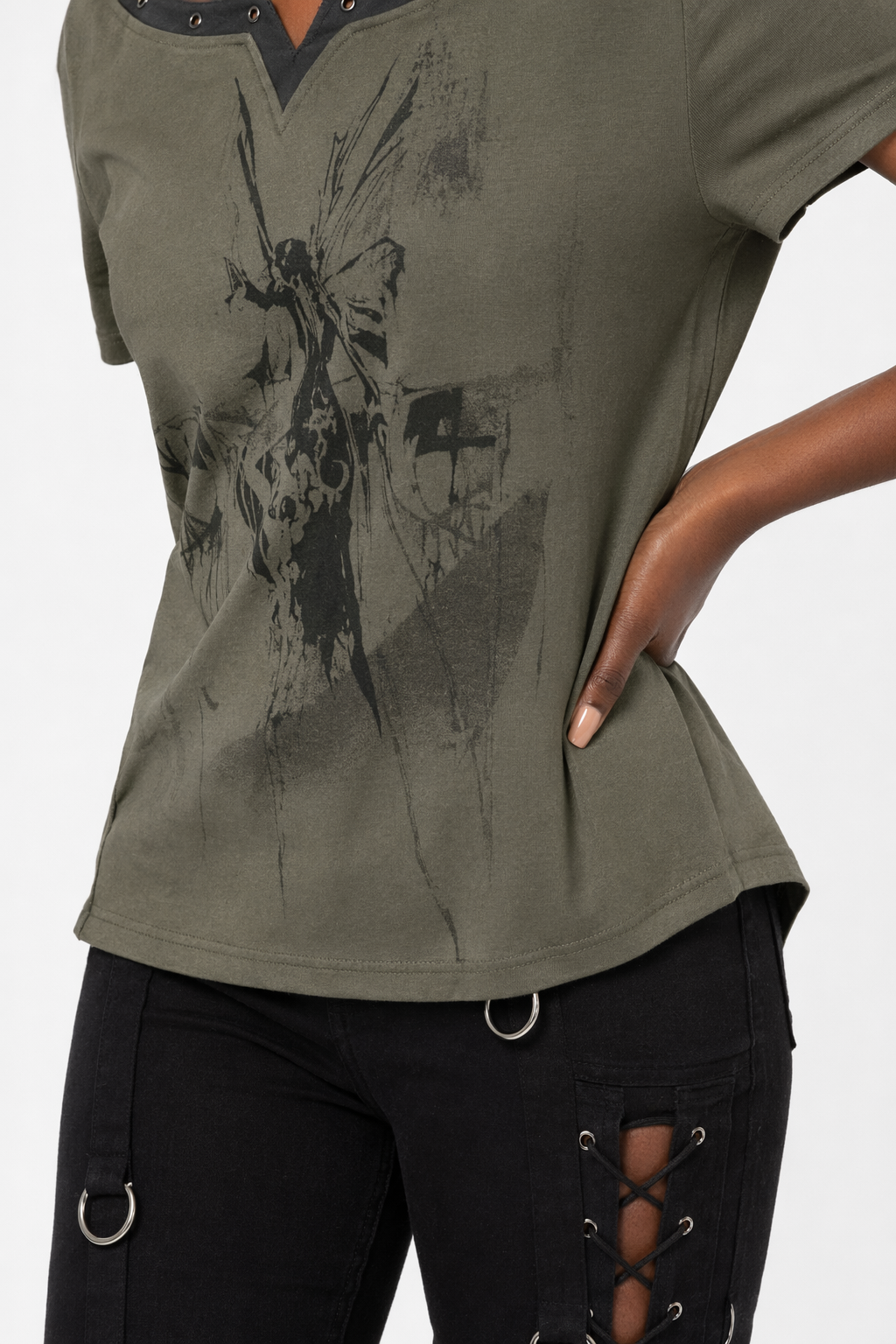 Parasite' Harajuku Tee - Green Green