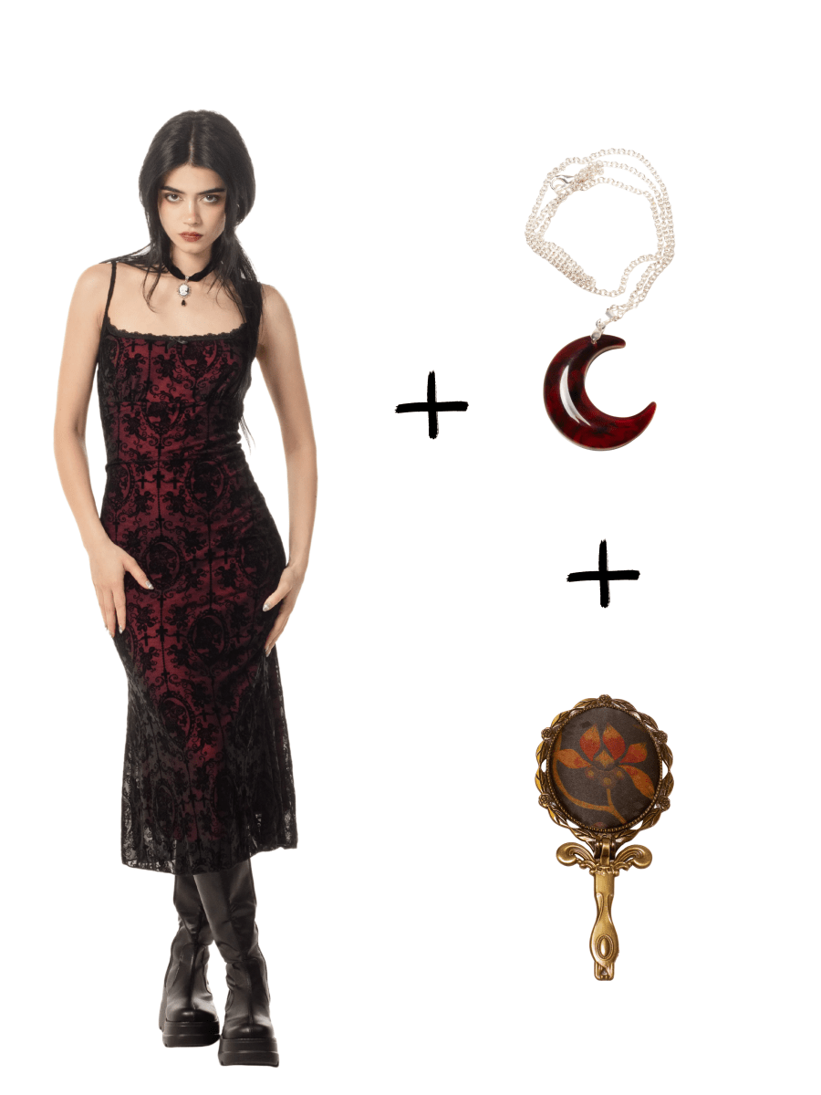 Crimson Nocturne Set - The Cursed Closet