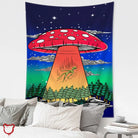 Alien Psychedelic Tapestry 95X70Cm / Gt1087-1 Homeware