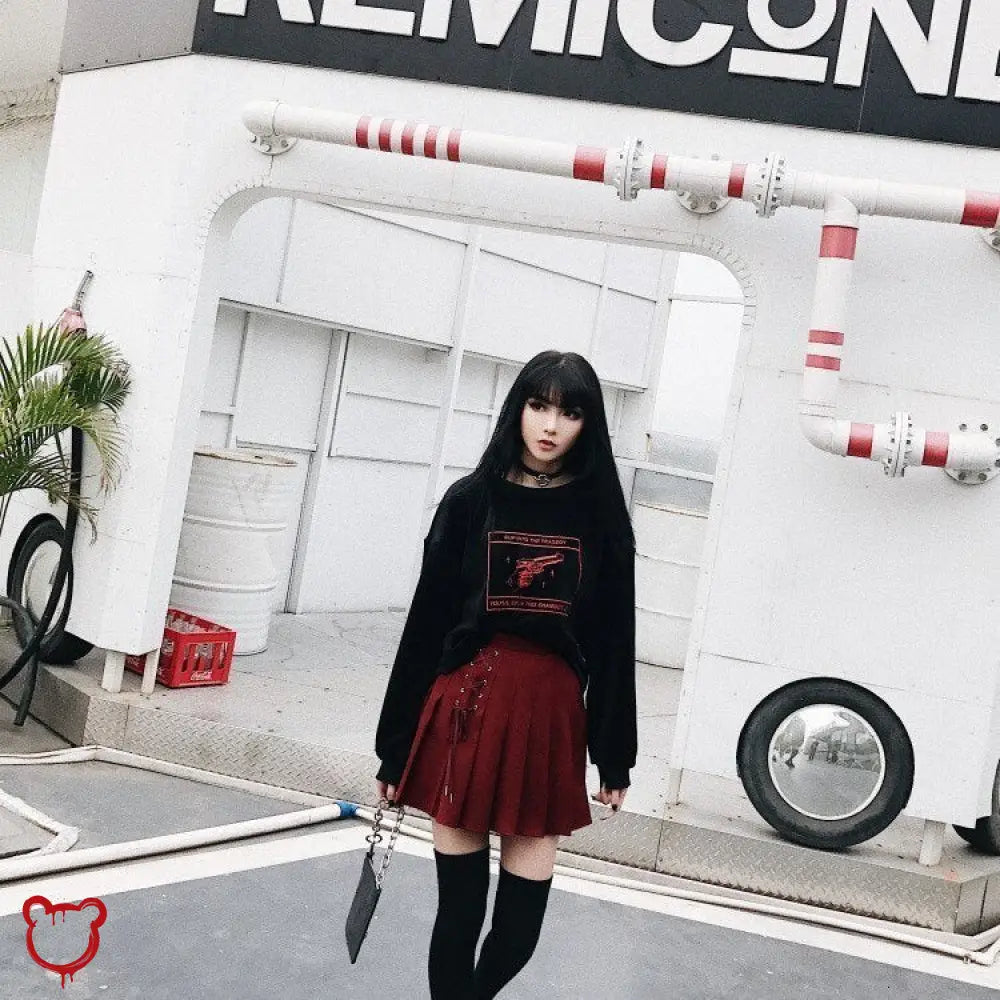 Armageddon Punk Pleated Mini Skirt Clothing