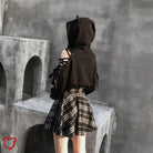 Ashs Plaid Skirt Black Plaid / L Clothing