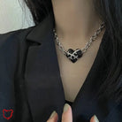 Back In Black Pendant Necklace. Accessories