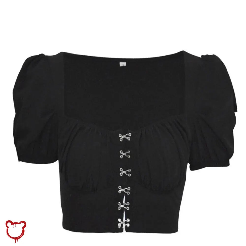 Black Alt Goth Candle Top Black / S Clothing