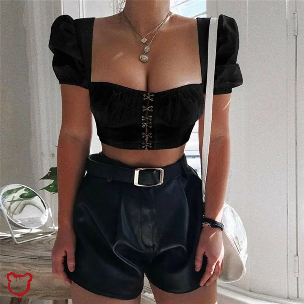 Black Alt Goth Candle Top' - The Cursed Closet
