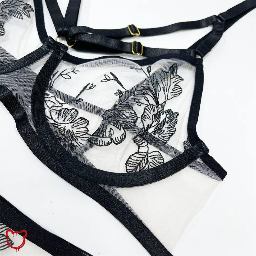 Black Alt Lingerie Set - The Cursed Closet