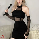 Black Alt Sleeveless Dress Clothing