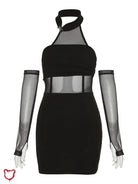 Black Alt Sleeveless Dress / S Clothing