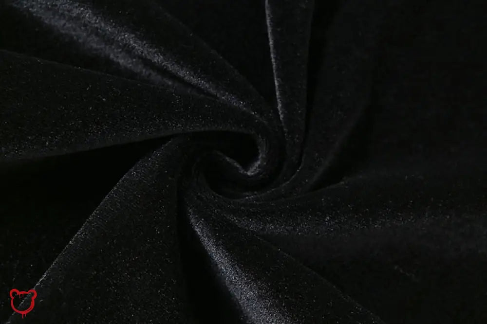 Black Alt Velvet Dress - The Cursed Closet