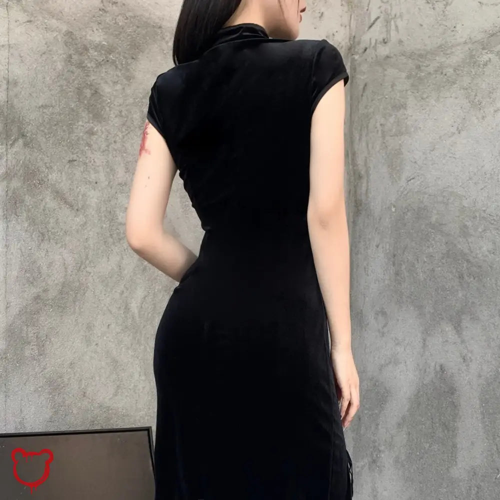 Black Alternative Ankle Dress - Dead Inside Clothing