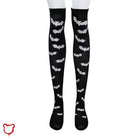 Black And White Bat Socks Accessories
