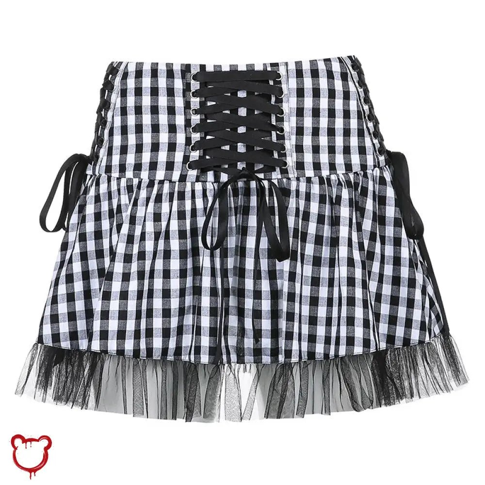 Black and White Grunge Skirt. - The Cursed Closet