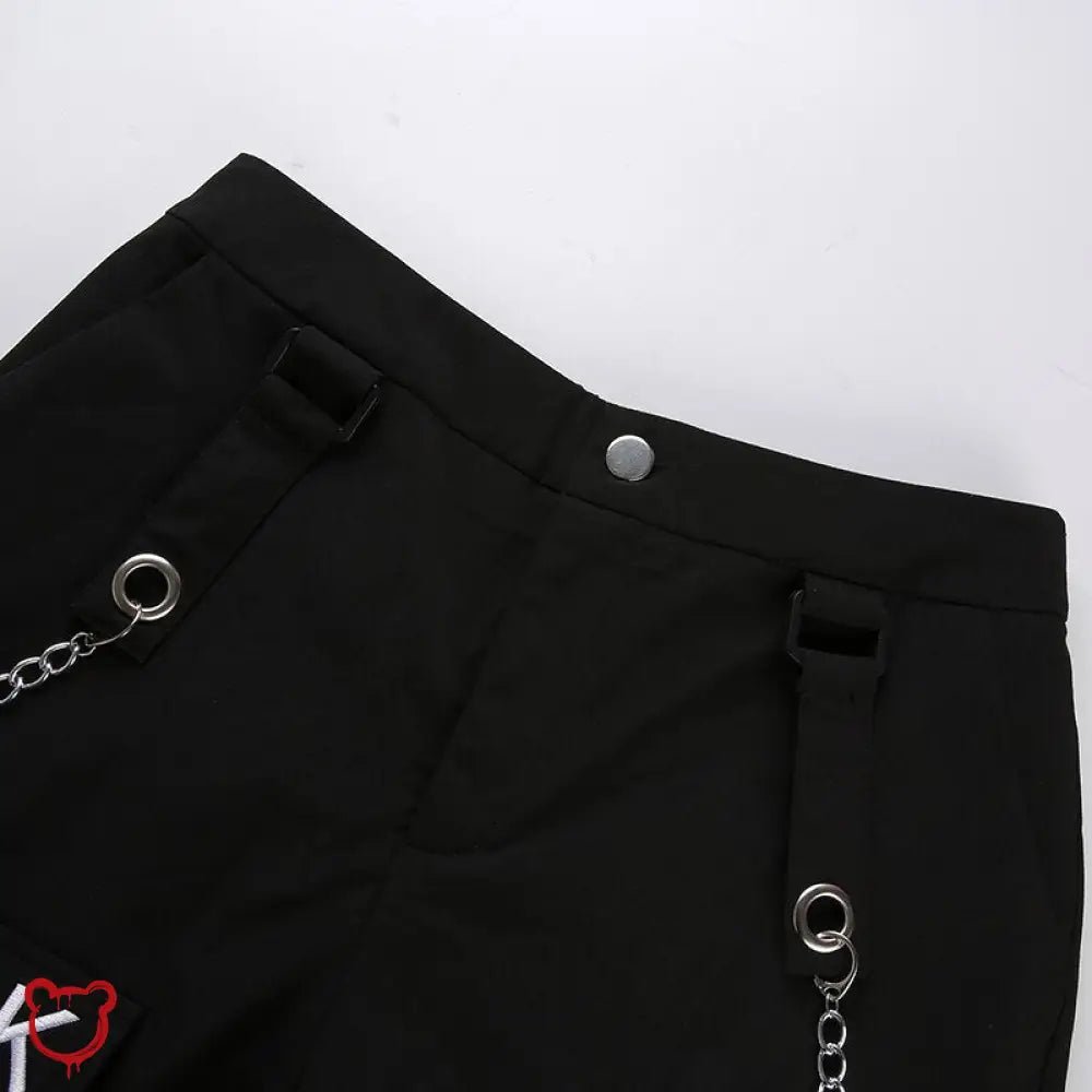 Black Cargo Pants - The Cursed Closet