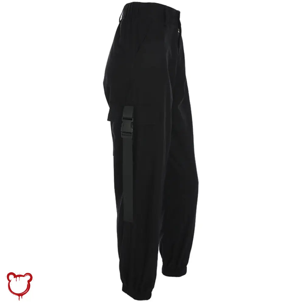 The Cursed Closet 'Vision in Black' Casual cargo pants at $34.99 USD