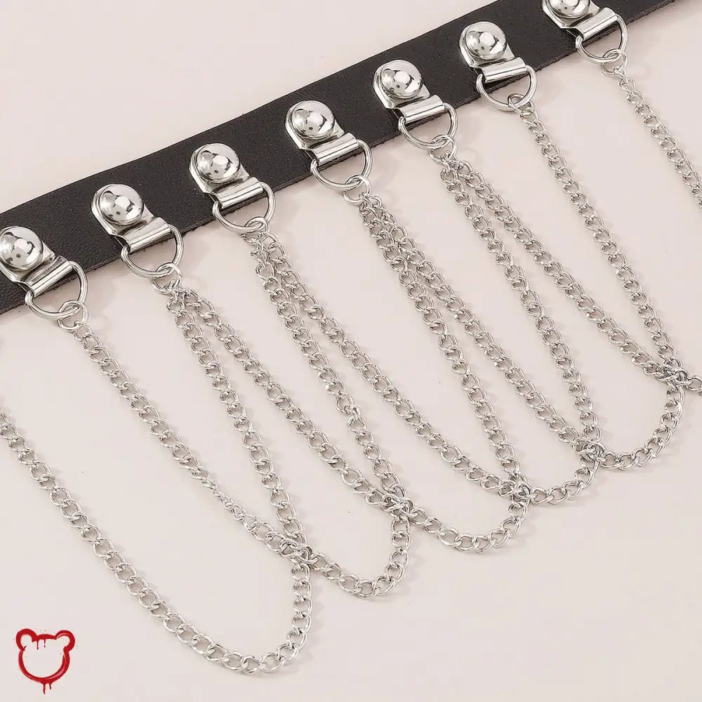 Black Chain Choker - The Cursed Closet