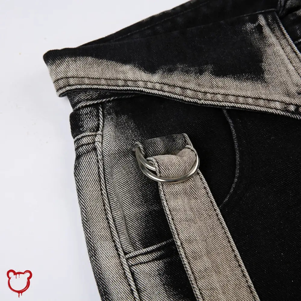 Black Denim Baggy Pants - The Cursed Closet