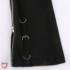 Black Denim Low Waist Pants Clothing
