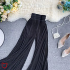 Black Flowy Grunge Goth Pants Clothing