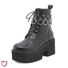 The Cursed Closet 'Entrapment' Ring Platform Boots at $64.99 USD