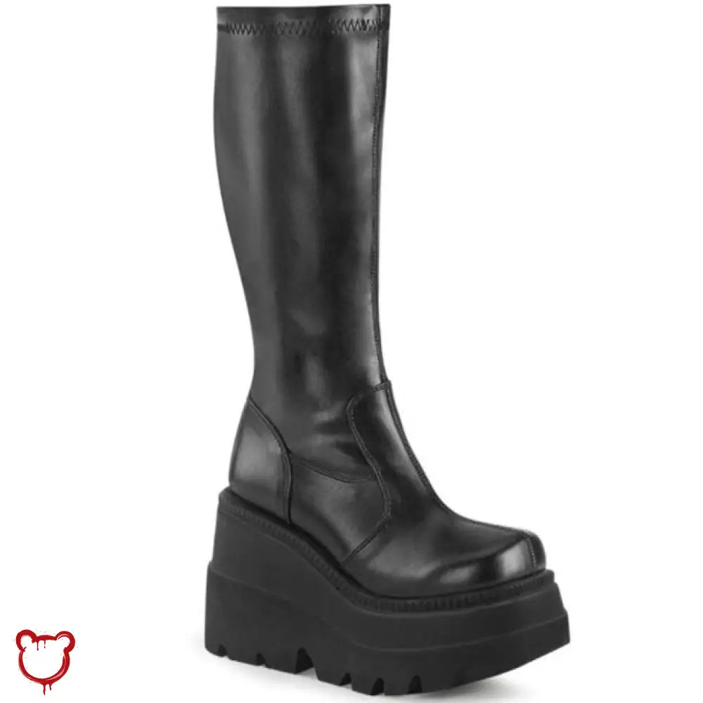 Black Goth Platform Boots' - The Cursed Closet