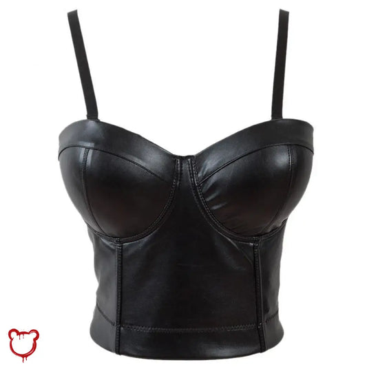 Black Goth Scene Bustier Top. / S Clothing