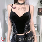 Black Goth Top / S Clothing