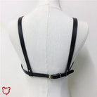 Black Gothic Leather Harness Accessories