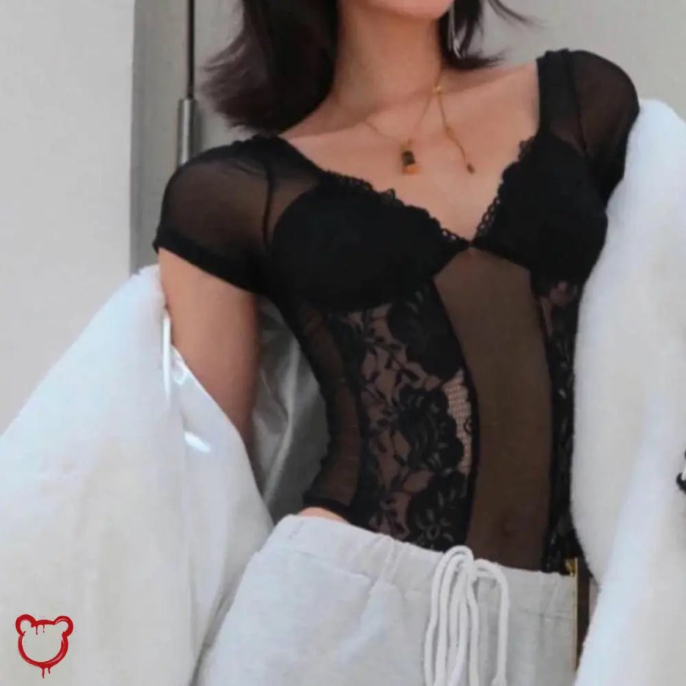 Black Gothic Survival Bodysuit - The Cursed Closet