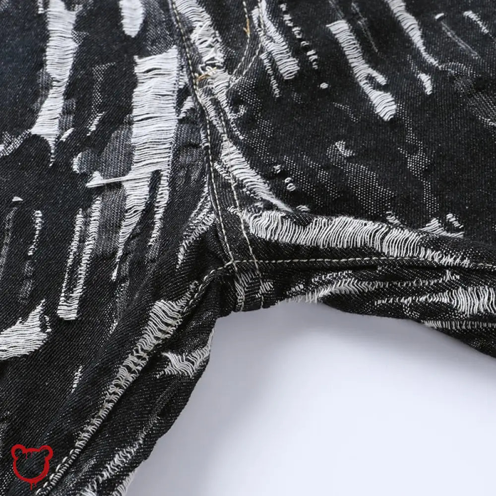 Black Grunge High Waist Pants - The Cursed Closet