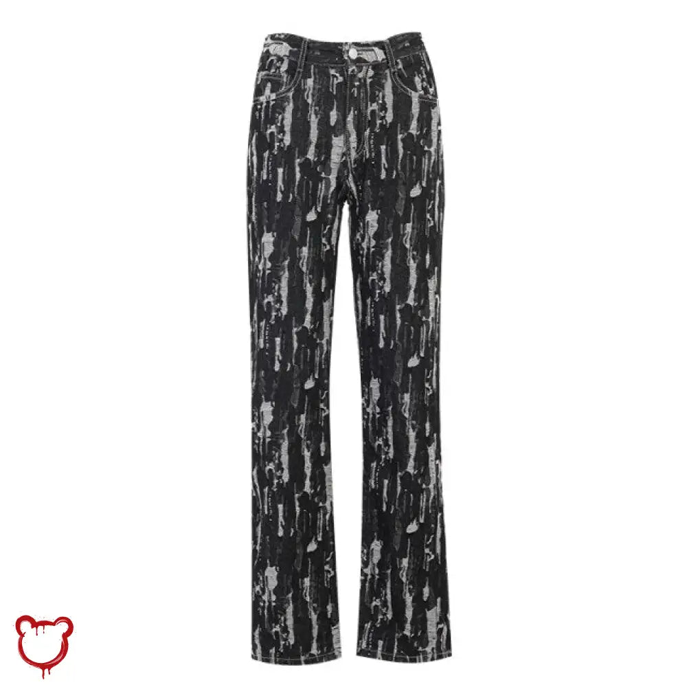 Black Grunge High Waist Pants - The Cursed Closet