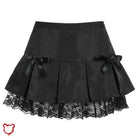 The Cursed Closet 'Castaway' Pleated Lace Skirt at $28.99 USD