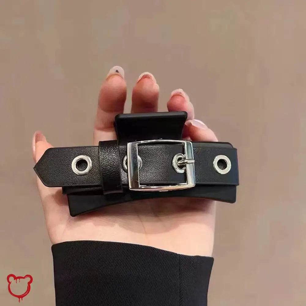 Black Hair Clip With Alternative Buckle 2 Accessories