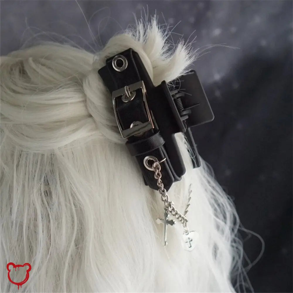Black Hair Clip With Alternative Buckle Accessories