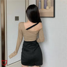 Black Haunted Bodycon Skirt Clothing