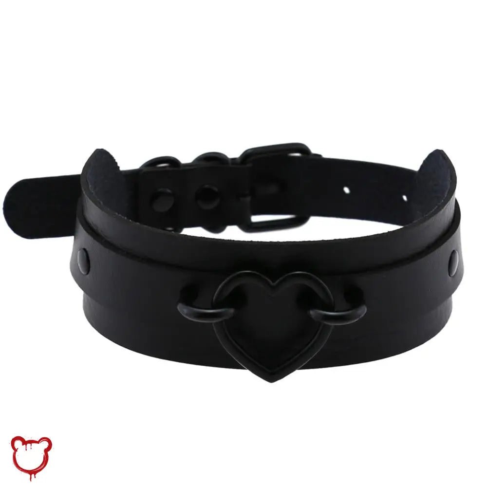Black Heart Choker - The Cursed Closet