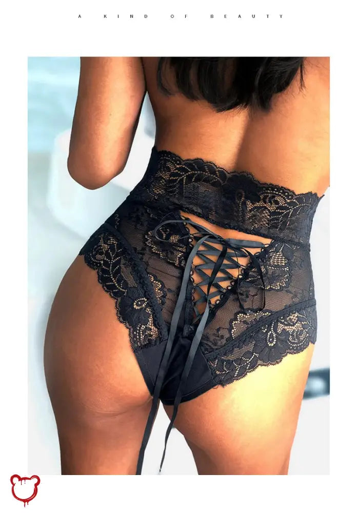 Black High Waist Panties Clothing