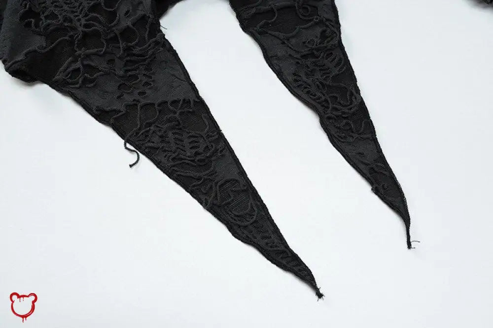 Black lace crop top - The Cursed Closet