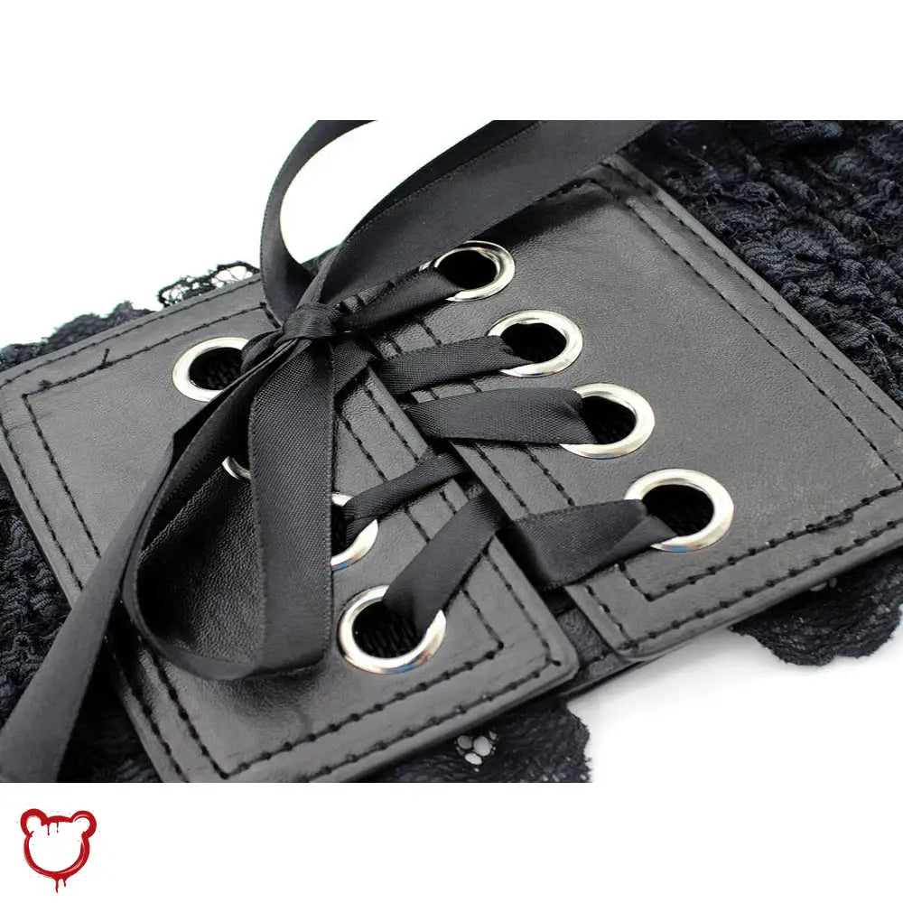 Black Lace-Up Belt Supremacy Accessories