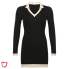 Black Long Sleeve Dress Clothing