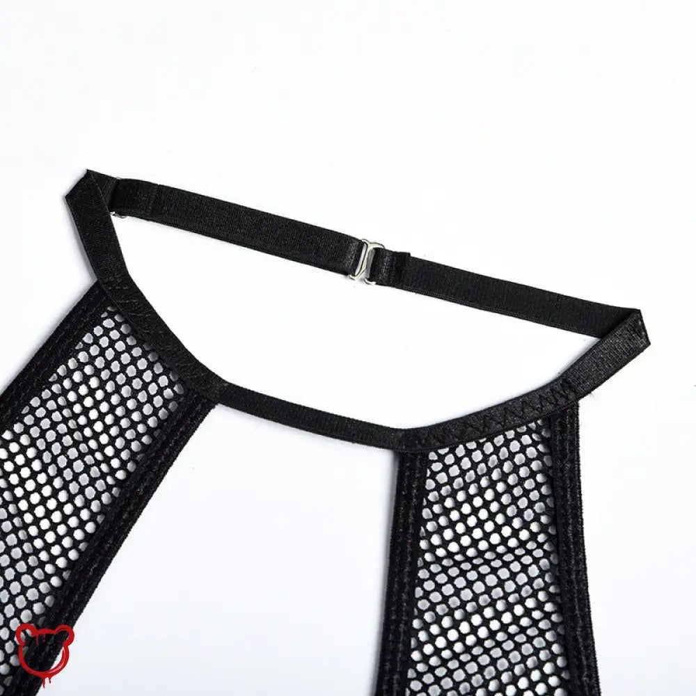 Black Mesh Bodysuit - The Cursed Closet