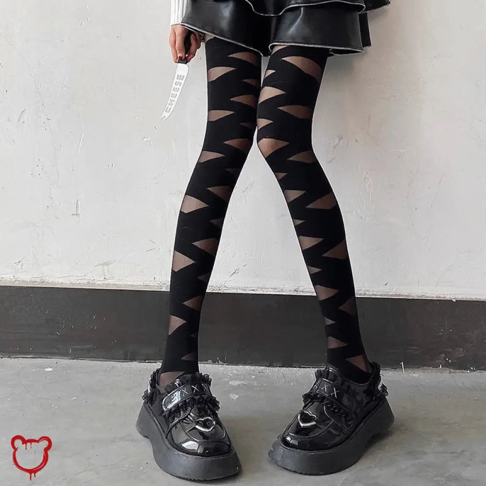 Black Night Stockings - The Cursed Closet