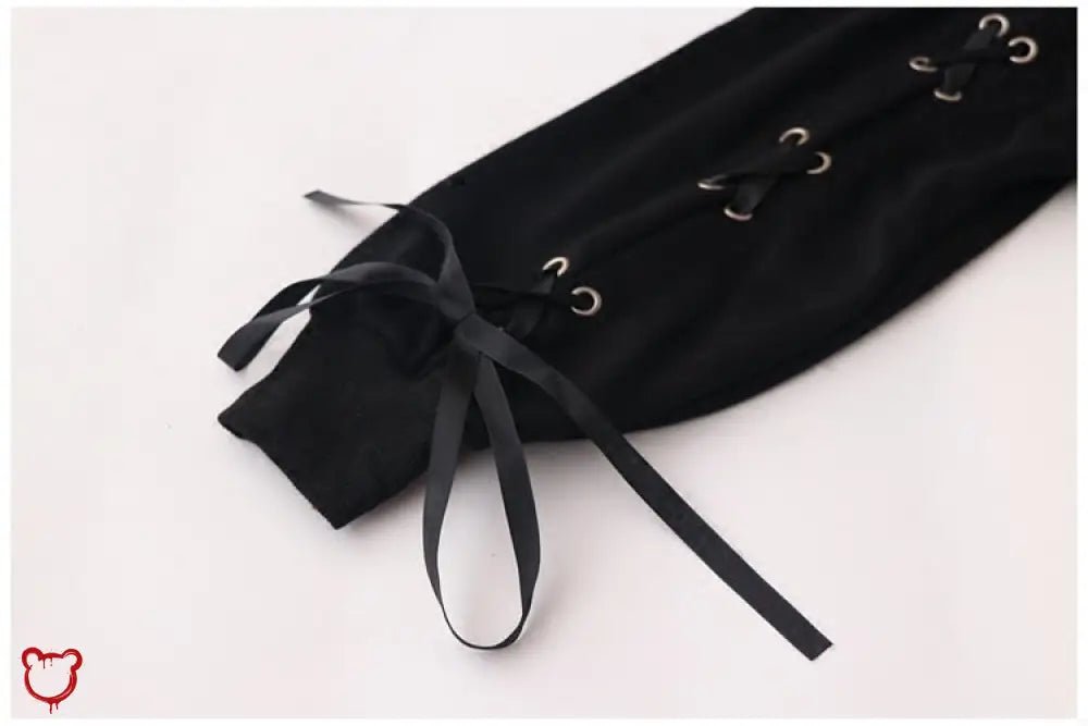 Black Oversized Lace Sweater - The Cursed Closet